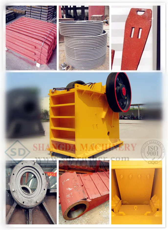 PE250*1000 Fine Jaw Crusher for Gypsum/Limestone Stone Crusher