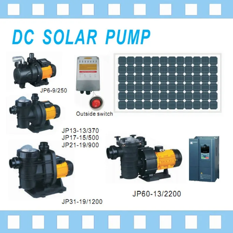 Cheers Circulating Solar Powered Water Pump for Swimming Pool