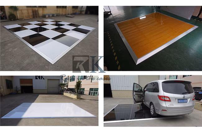 Wedding LED Dance Floor with Acrylic Platform Aluminum Edge for Sale