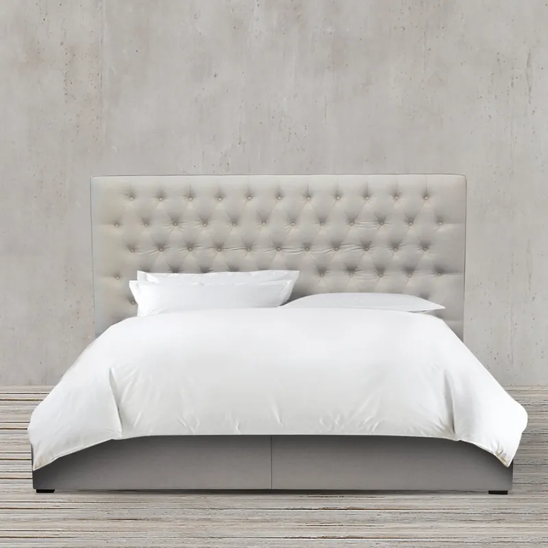 Upholstered Fabric Bed with Drawers for Bedroom Furniture Sets