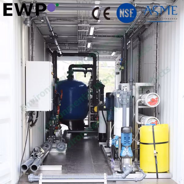 Industry Water Filter System Pre-Treatment Systems for Containerized RO Systems