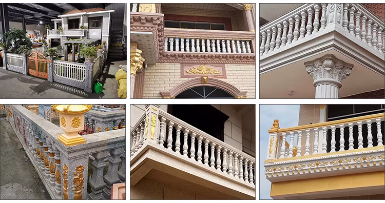 High Quality Guard Rail Concrete Railings for House Stairs Mold