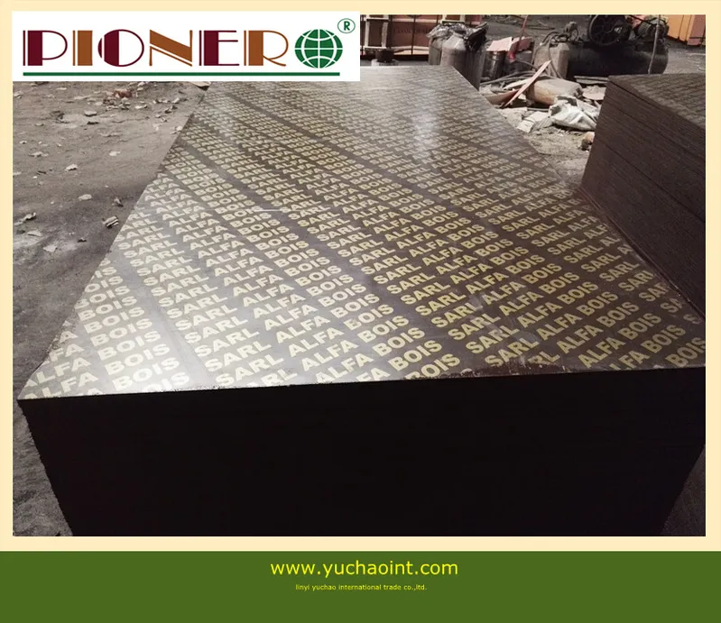 Construction Film Faced Plywood for Concrete Formwork with Good Quality