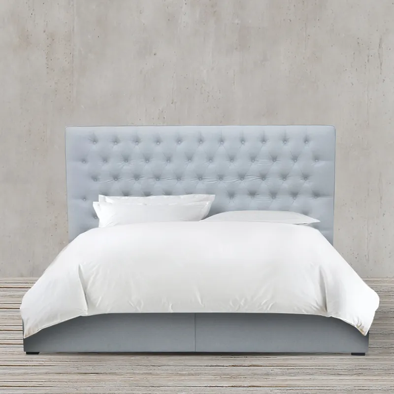 Upholstered Fabric Bed with Drawers for Bedroom Furniture Sets