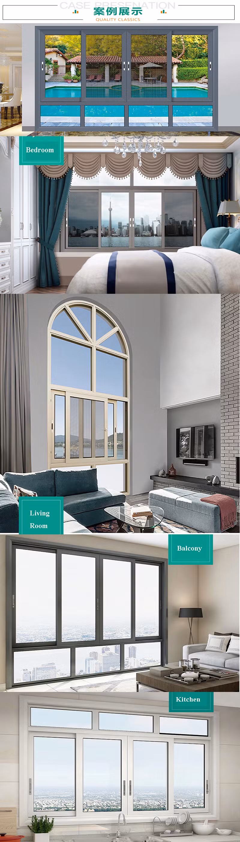 Aluminum Removable Window Screen House Window Vents