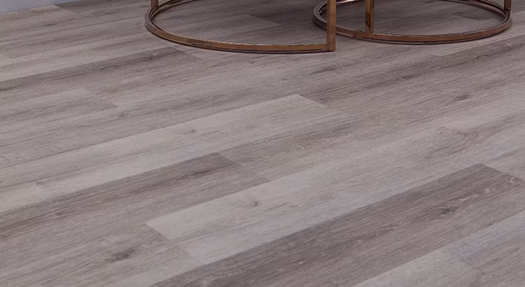 Sperrholz Holzmaserung verschleißfeste PVC SPC WPC Vinyl Klicken Sie auf Bodenbelag