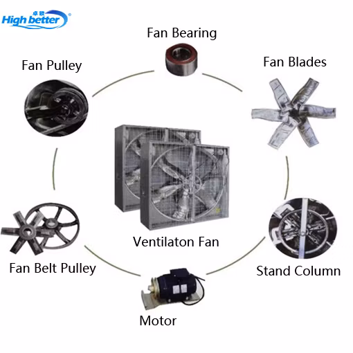 High-Speed Industrial Axial Flow Stainless Steel Fan/Ventilation Fan/Exhaust Fan Manufacturer
