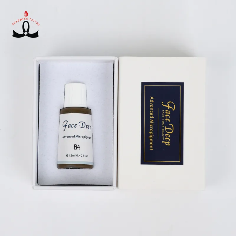 Facedeep Permanent Makeup Tattoo Color Pigment Eyebrow Tattoo Ink Peanut Brown