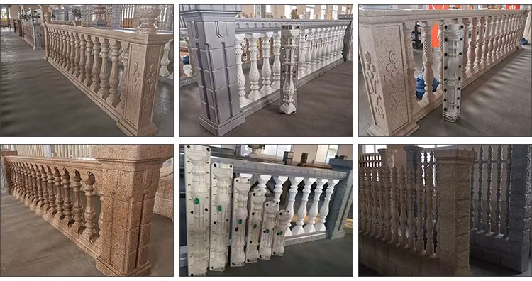 High Quality Guard Rail Concrete Railings for House Stairs Mold