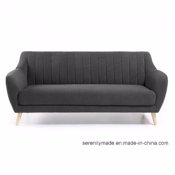 European Style Living Room Fabric Velvet Upholstered Sofa