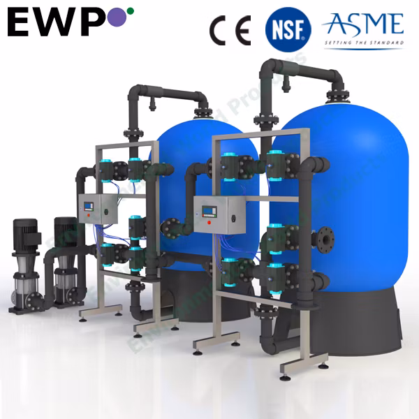 Industry Water Filter System Pre-Treatment Systems for Containerized RO Systems