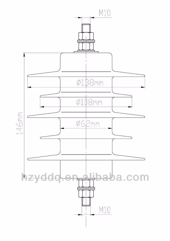 Lightning Protection Products Silicone Arrester with Kema Type Test Report