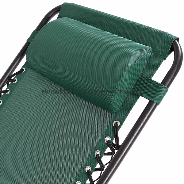 Caravan Furniture Zero Gravity Reclining Lounge Chairs with Pillows and Table