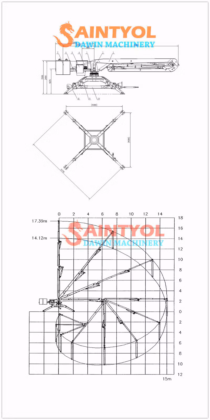 China Concrete Placing Boom Manufacturers Concrete Placing Boom Suppliers