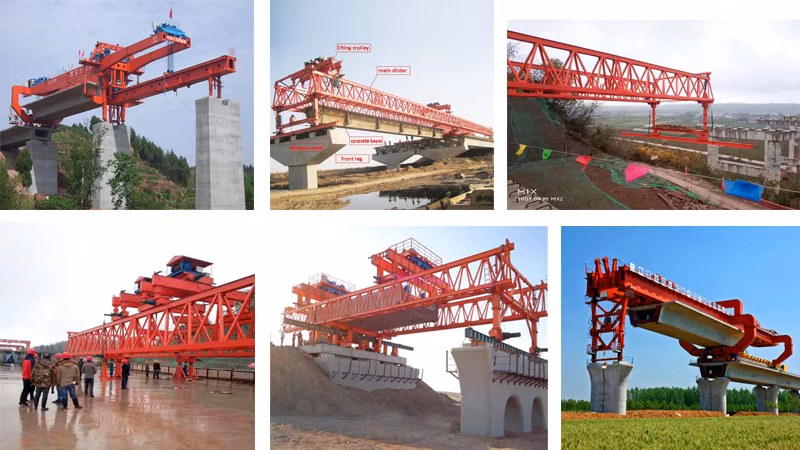 Double Truss Bridge Girder Erection Beam Equipment