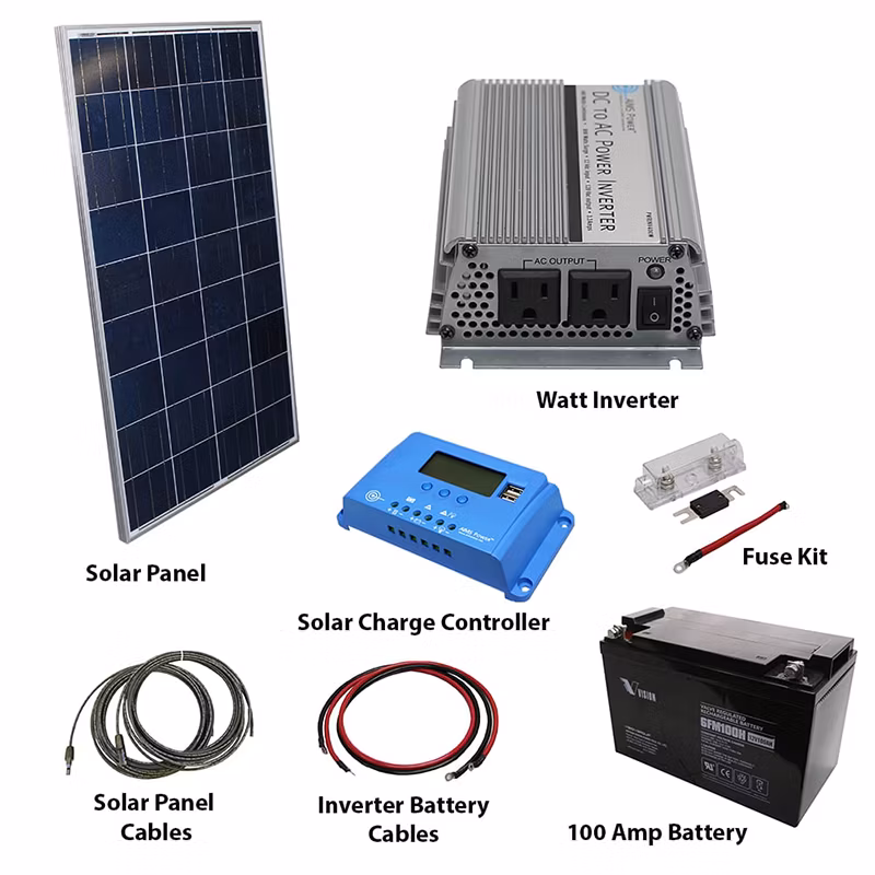 Poly PV 5kw 3kw 1kw Solar Module off Grid Solar Kit Solar System