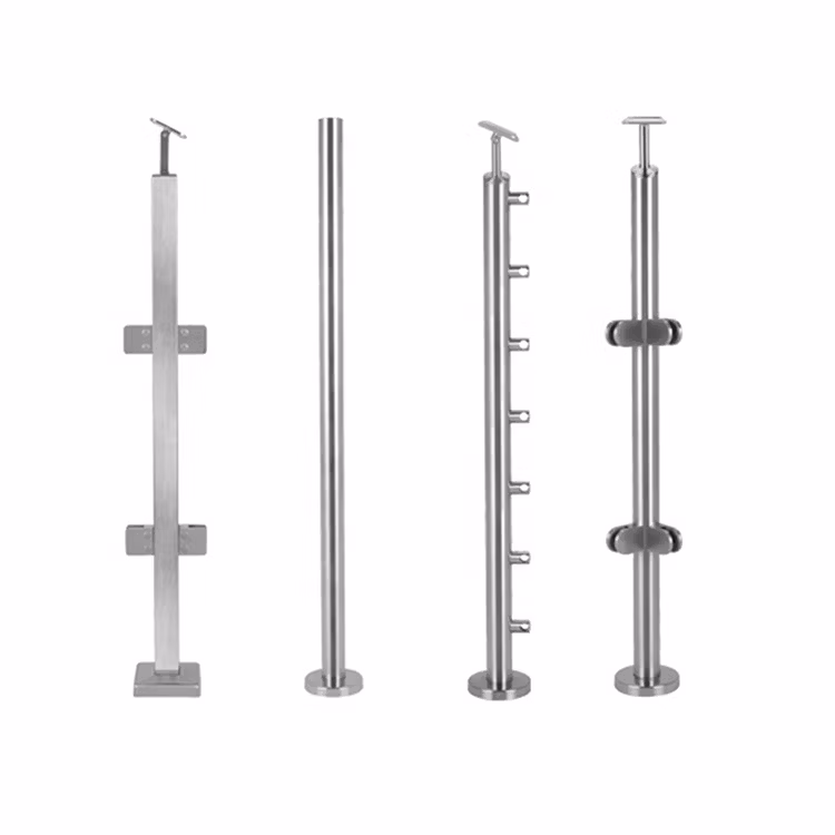 Stainless Steel Deck Porch Railings 306L Stainless Steel Cable Railing Posts