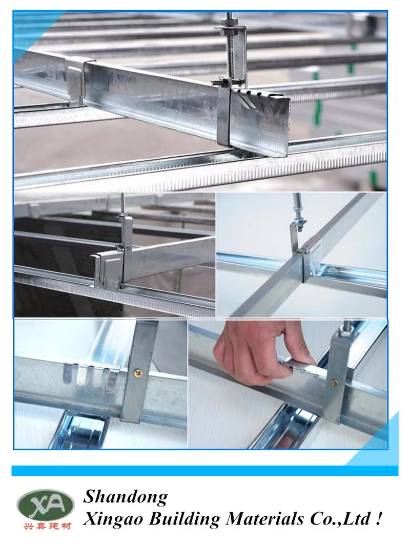 T Runner Main Tee and Cross Tee Ceiling Tee Grids China