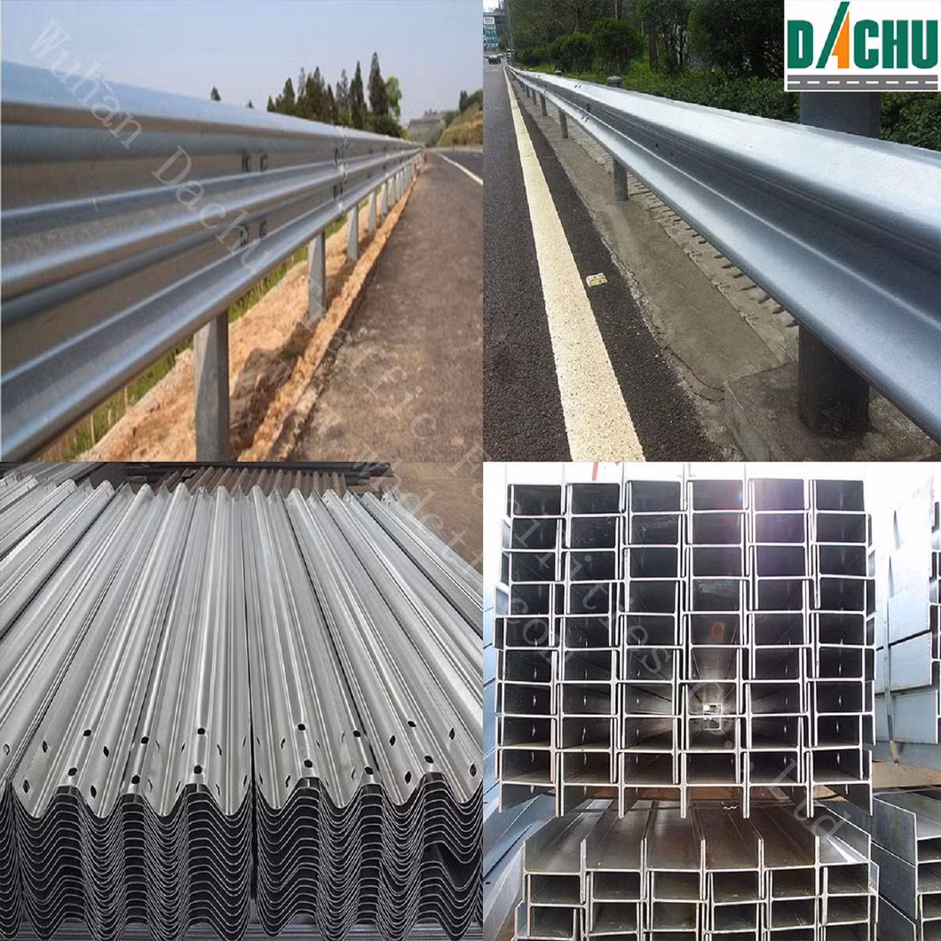 Q235 Steel W Beam Guardrail Sheets China Supplier Wuhan Dachu