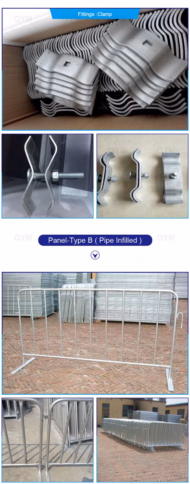 Temporary Fence for Event / Temporary Fence Stands Concrete/Temporary Floorings