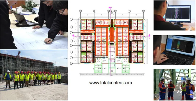 Professional Construction Concrete Plastic Formwork for Walls, Columns, and Slabs Using