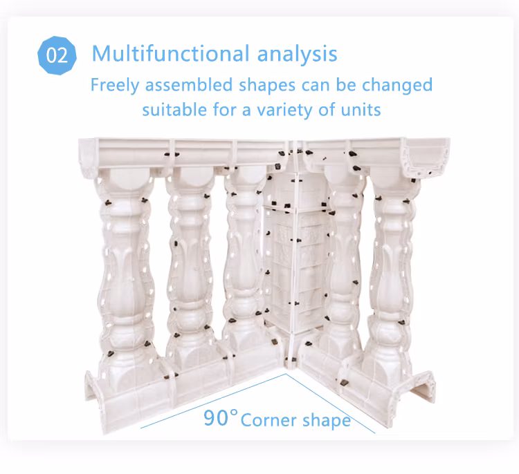 High Quality Guard Rail Concrete Railings for House Stairs Mold
