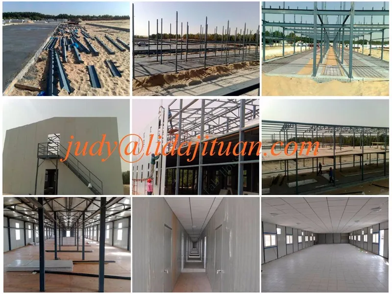 Temporary Steel Structure Construction Site Labour House