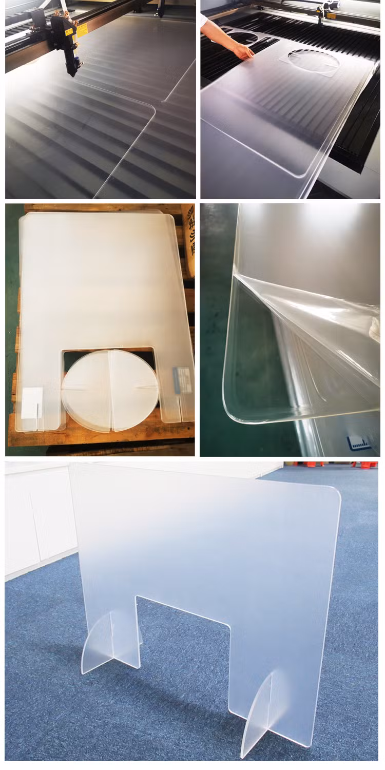 Virus Prevention Acrylic Sneeze Guard/Plastic Sneeze Guard for Office
