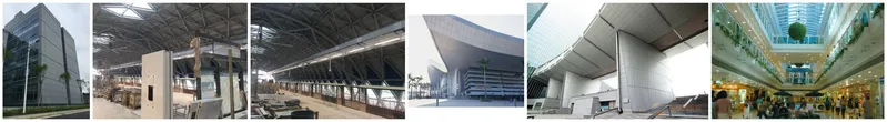 Grid Ceiling Thorough Open Decorate Guard Railing Aluminium Product