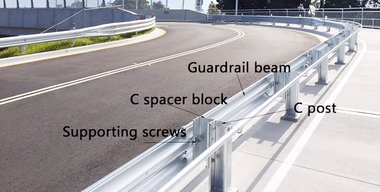 Q235 Steel W Beam Guardrail Sheets China Supplier Wuhan Dachu