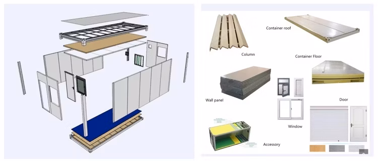 Prefabricated Office for Jobsite China Factory
