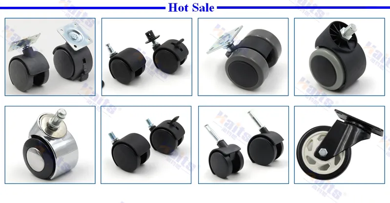 Furniture Removable Caster Wheels Wheelchair High Grade Twin Wheel Caster