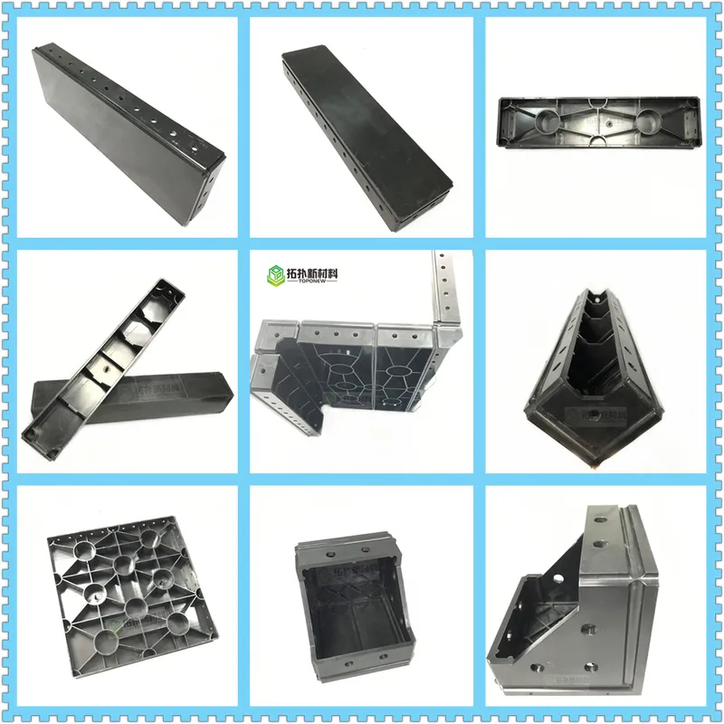 Construction Site Hollow Wall Panels Plastic Concrete Formwork Columns