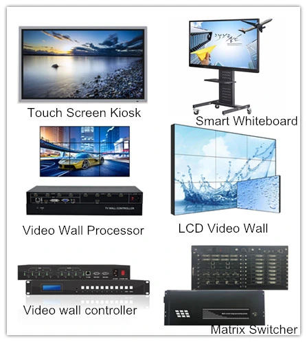 exhibition Display Rental Video Wall 55 Thin Bezel Monitor for Video Wall