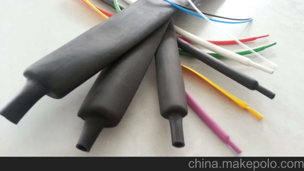 Wire Protection Waterproof Electrical Double Wall Heat Shrink Tubing Resistence