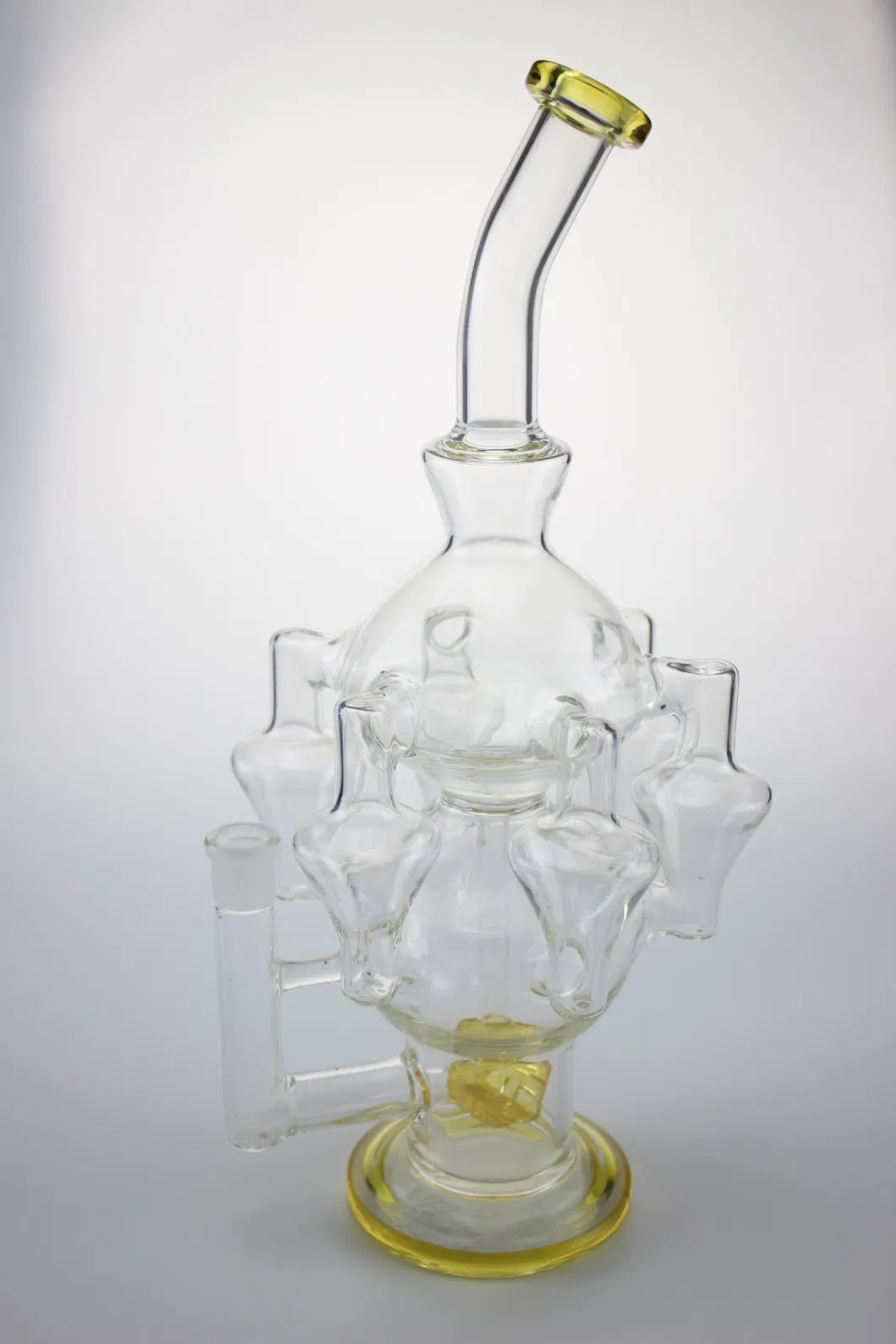 Wholesale Oil Heady Rig Pipes DAB Dir Glass Water Pipes Glass Smoking Recycler Glass Water Pipes