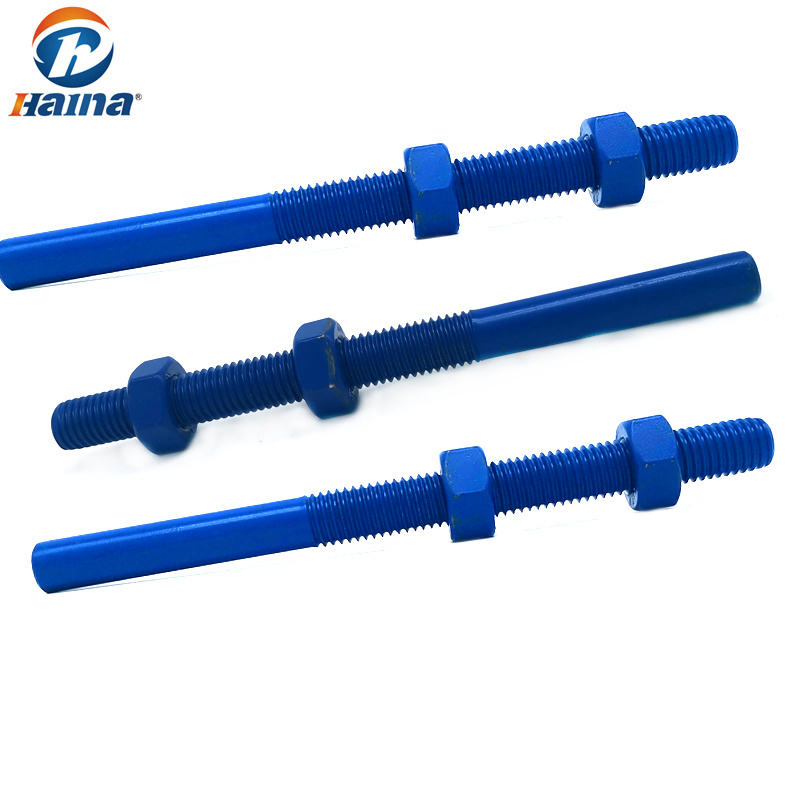 High Strength Stainless Steel SS304 PTFE / Xylan Threaded Rod Bolt