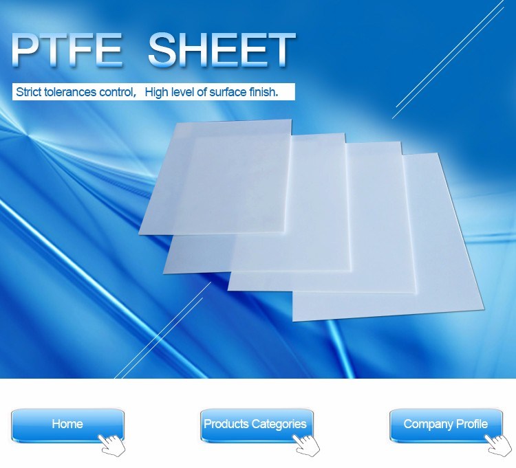 Factory Wholesale PTFE Plate Plastic Sheet