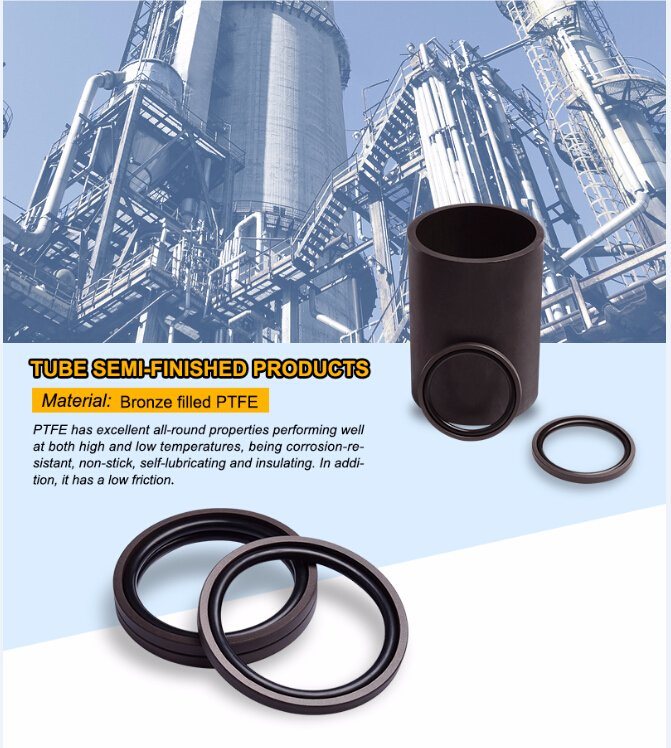 CNC Machine's PTFE Semi-Finished Products/ PTFE Billets/PTFE Tube