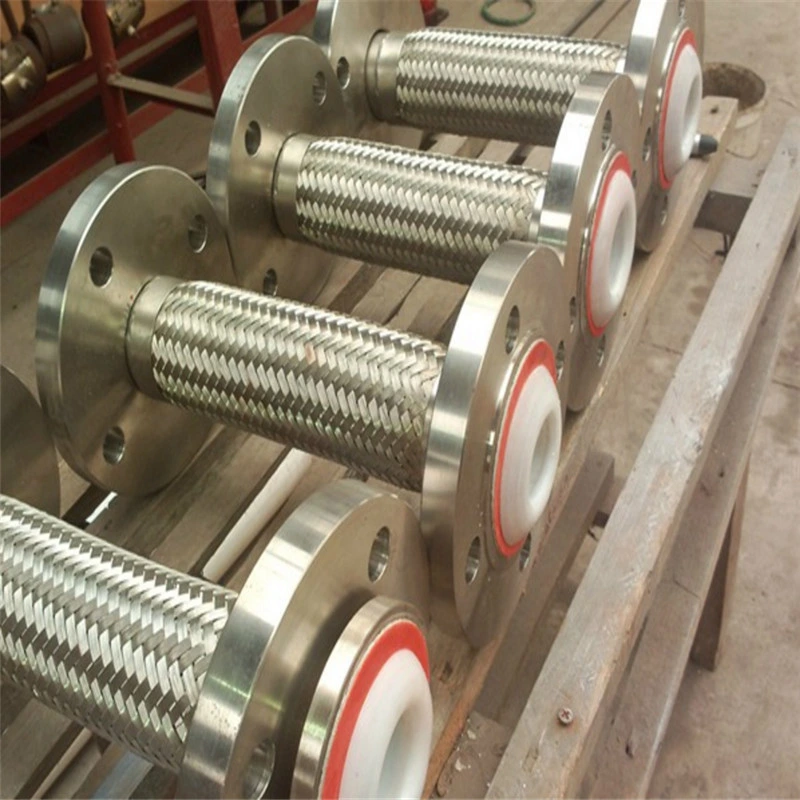 Ss PTFE Lined Metal Hose with Flange Dn8-600mm