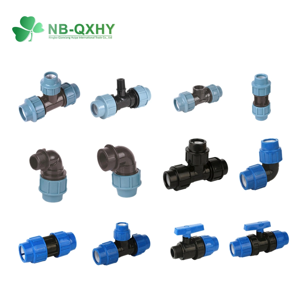 15mm to 400mm DIN Standard Pn16 PVC Fittings Connector Equal Tee Cross Tee