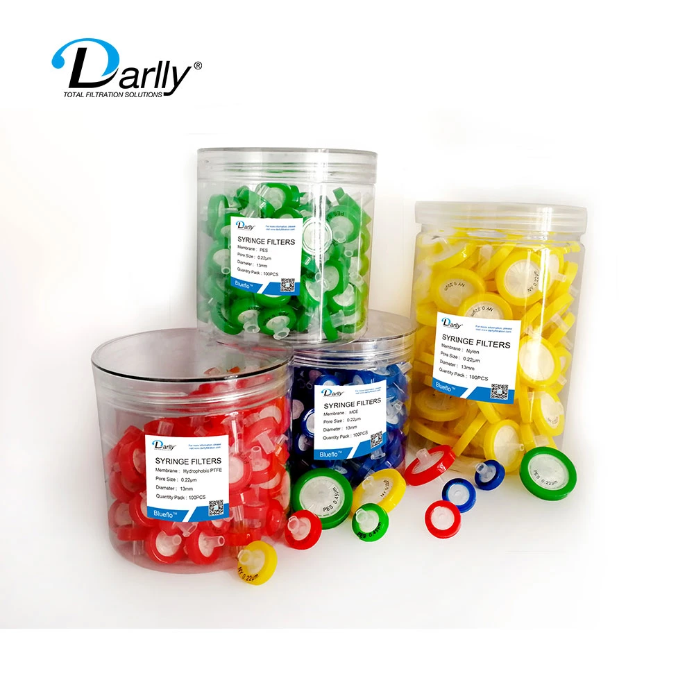 Darlly Hydrophobic PTFE Syringe Filter for Moisture Barrier for Venting Applications