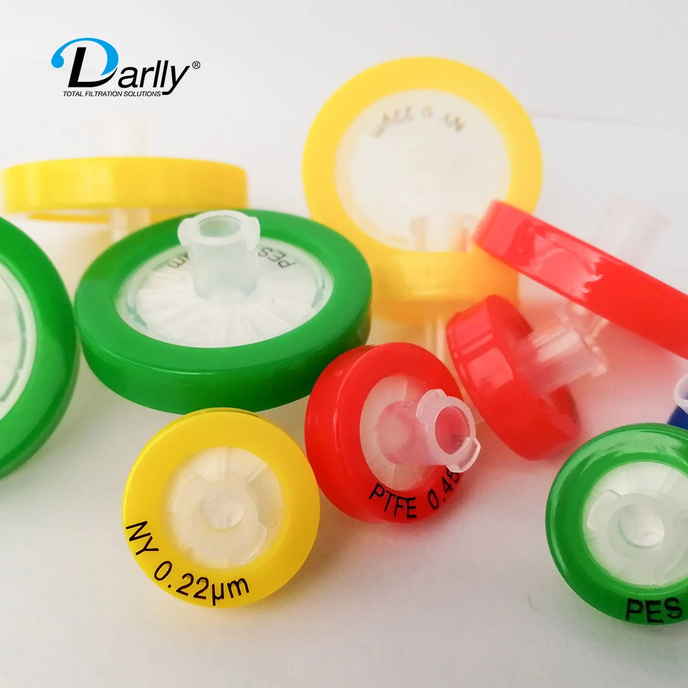 Darlly Hydrophobic PTFE Syringe Filter for Moisture Barrier for Venting Applications