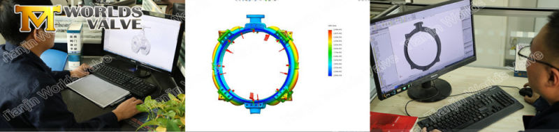 Concentric Electrical Wafer Type EPDM Full Lined Seat Butterfly Valves