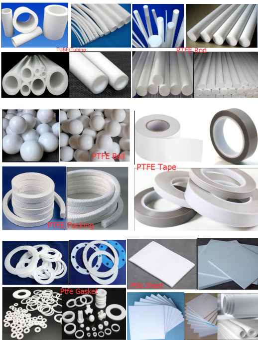 PTFE Tube/Membrane/ PTFE Gland Packing/PTFE Sheet/Rod