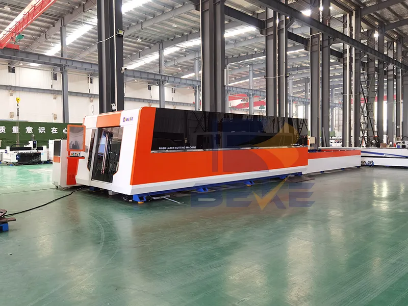 Beke Hot Sales 3020 Round Closed Aluminium Plate CNC Fiber Laser Cutting Machine