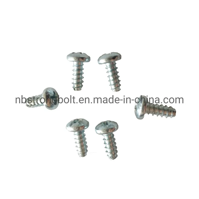 pH Cross Pan Head Screw with Flat End