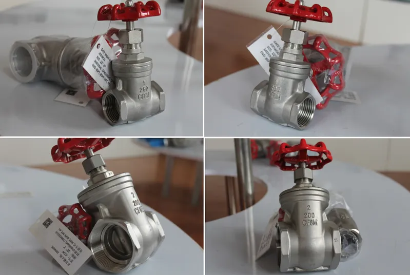 Stainles Steel Thread Gate Valve with Handle Wheel