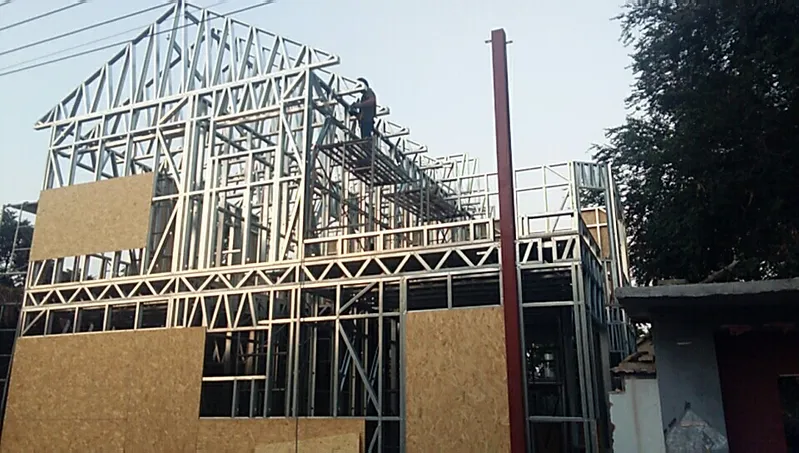 Light Steel Economic Prefabricated Building Steel Villa