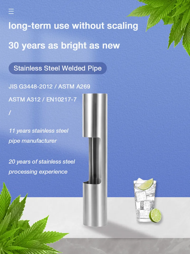 Chinese Manufacturer 19mm Small Diameter Stainless Steel Pipe